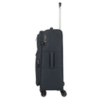 Lieblingstasche KICK OFF medium expandable 4-wheel trolley suitcase in dark grey with side handle and TSA lock
