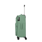 Lieblingstasche Kick Off medium expandable 4-wheel trolley suitcase in sage green with integrated TSA lock