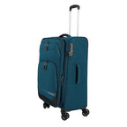 Lieblingstasche KICK OFF medium expandable 4-wheel trolley suitcase in petrol blue with integrated TSA lock