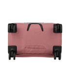 Lieblingstasche KICK OFF medium expandable trolley in dusty rose with four black spinner wheels and bottom handle