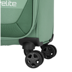 Lieblingstasche Kick Off Trolley 4w S in sage green featuring durable double spinner wheels for smooth mobility