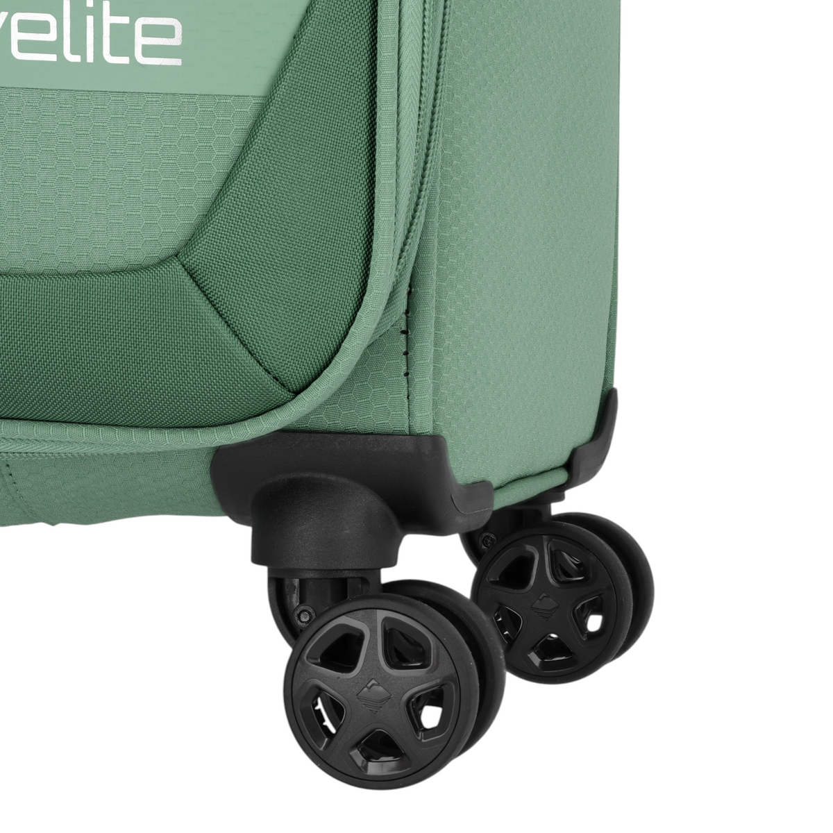 Lieblingstasche Kick Off trolley suitcase in sage green with durable 360-degree spinner wheels