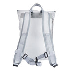 Lieblingstasche Landgang Mini backpack in light grey with adjustable shoulder straps and top carry handle