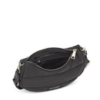 Lieblingstasche Lifetime Buddy S black quilted nylon crossbody bag with zipper closure and interior pocket