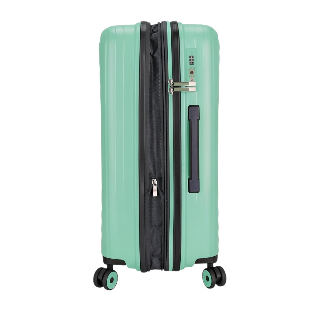 Lieblingstasche Mogens 4W Trolley M olive green hard-shell suitcase with TSA lock and four spinner wheels