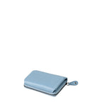 Lieblingstasche Myrtle light blue leather wallet with a secure zip-around closure and compact design