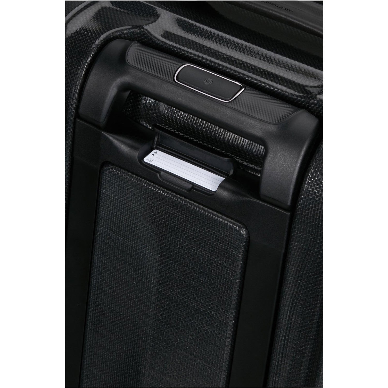 Lieblingstasche NEXIS Spinner 70/26 Exp black suitcase handle with integrated luggage tag and telescopic mechanism