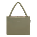 Lieblingstasche Norva 2in1 shopper bag in olive green with a padded handle and minimalist design