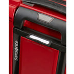 Lieblingstasche NUON Spinner 55/20 Exp red suitcase handle with integrated address tag and Samsonite branding