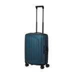Lieblingstasche NUON Spinner 55/20 expandable carry-on suitcase in dark teal with four wheels and telescopic handle.