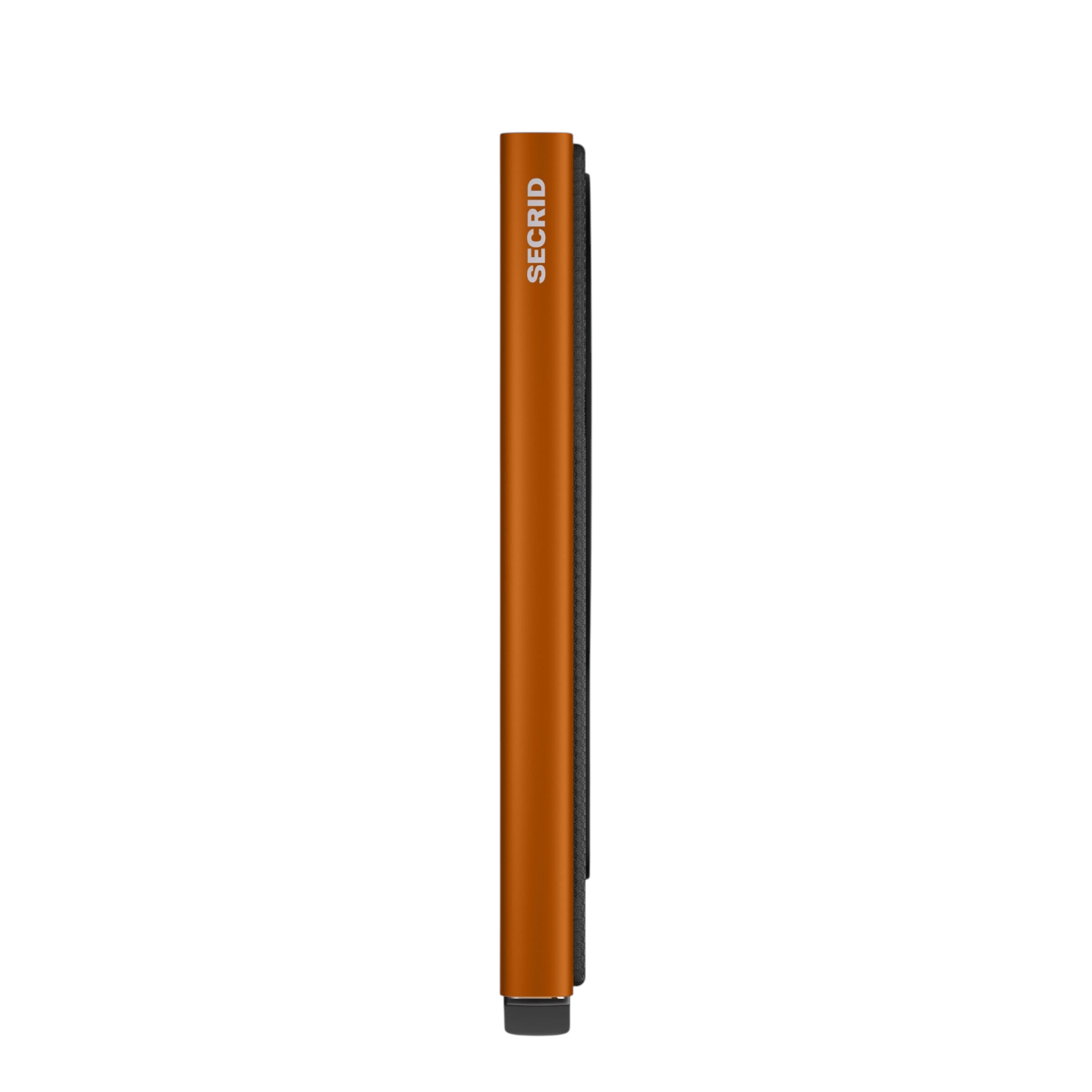 Lieblingstasche Secrid orange MagSafe card protector wallet viewed from the side