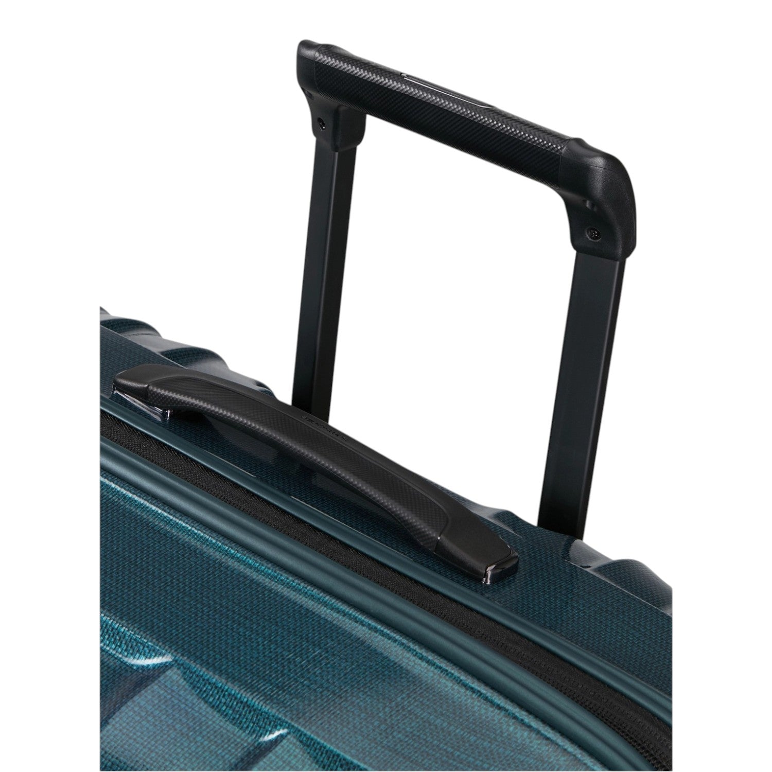 Lieblingstasche PRODIVER HS Spinner 75/28 Exp suitcase featuring a dark teal textured hard shell and black handle