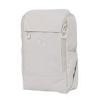 Lieblingstasche Purik minimalist beige backpack with a clean design, top zip closure, and side pockets