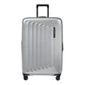 Lieblingstasche Samsonite NUON Spinner 75/28 hard shell suitcase in silver with modern textured design and wheels