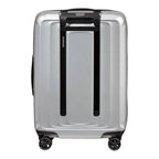 Lieblingstasche Samsonite Nuon Spinner 55/20 silver hard shell carry-on suitcase with telescopic handle