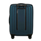 Lieblingstasche Samsonite NUON Spinner 55/20 Exp carry-on suitcase in dark teal with a retractable handle and wheels.