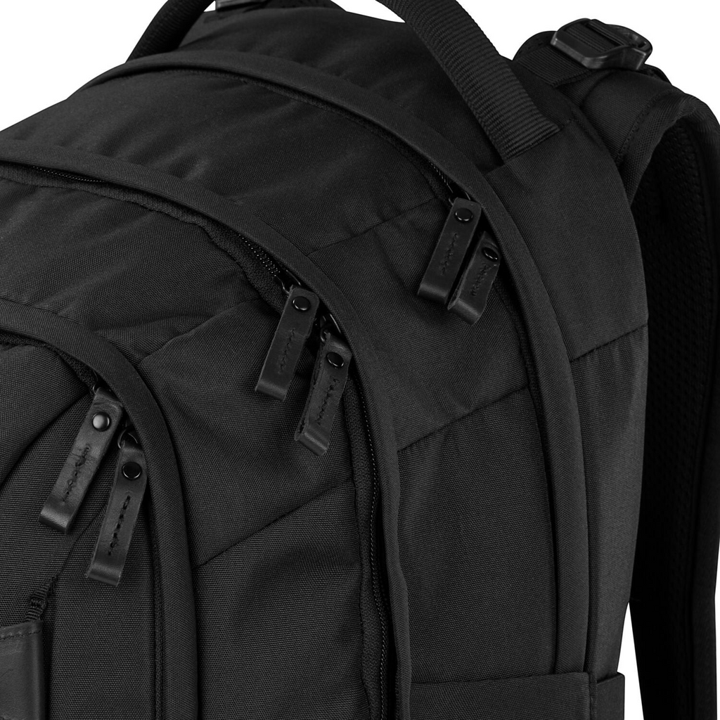 Lieblingstasche satch PACK school backpack in black with multiple zippered compartments and durable fabric