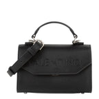 Lieblingstasche Satchel Pandia Re black leather mini top-handle bag with embossed logo and adjustable strap