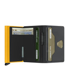 Lieblingstasche Secrid Bandwallet in black and yellow with card protector and elastic band for cards and cash