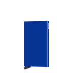 Lieblingstasche Secrid blue aluminium card protector with RFID protection and quick-access card mechanism