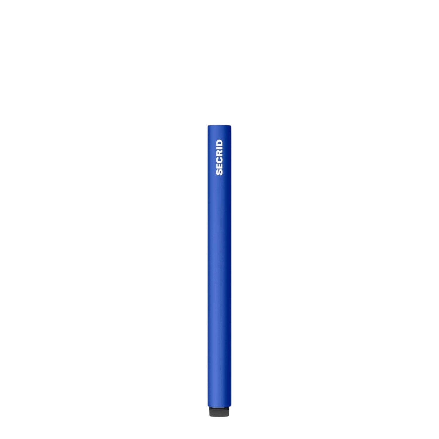 Lieblingstasche Secrid Cardprotector in vibrant blue aluminium, providing RFID protection for up to six cards.
