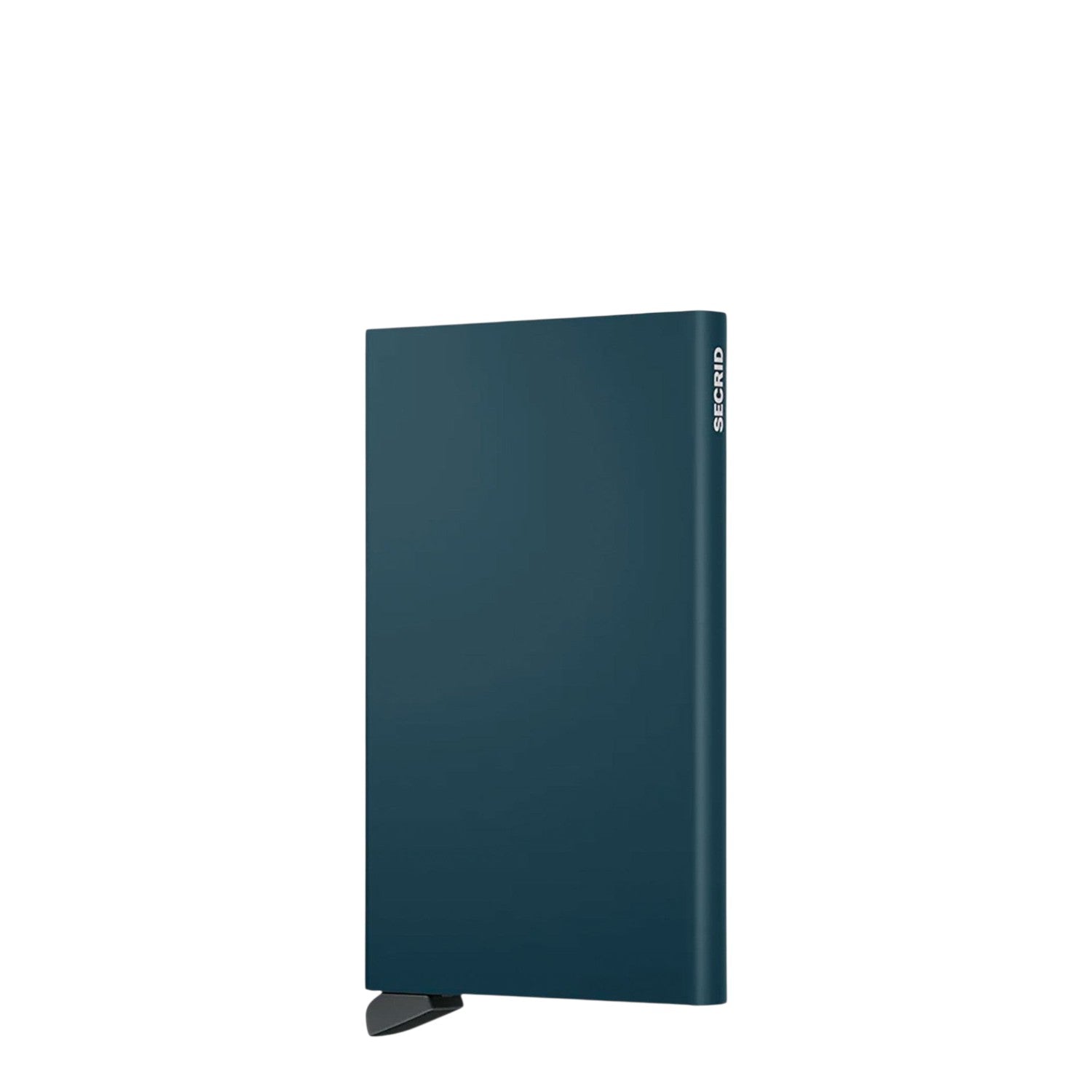 Lieblingstasche Secrid Cardprotector in dark blue aluminium with RFID protection and card slide mechanism