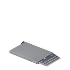 Lieblingstasche Secrid Cardprotector in powder grey aluminium with RFID protection and card slide mechanism