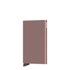 Lieblingstasche Secrid Cardprotector in metallic rose gold, a slim aluminium RFID-blocking card holder case.