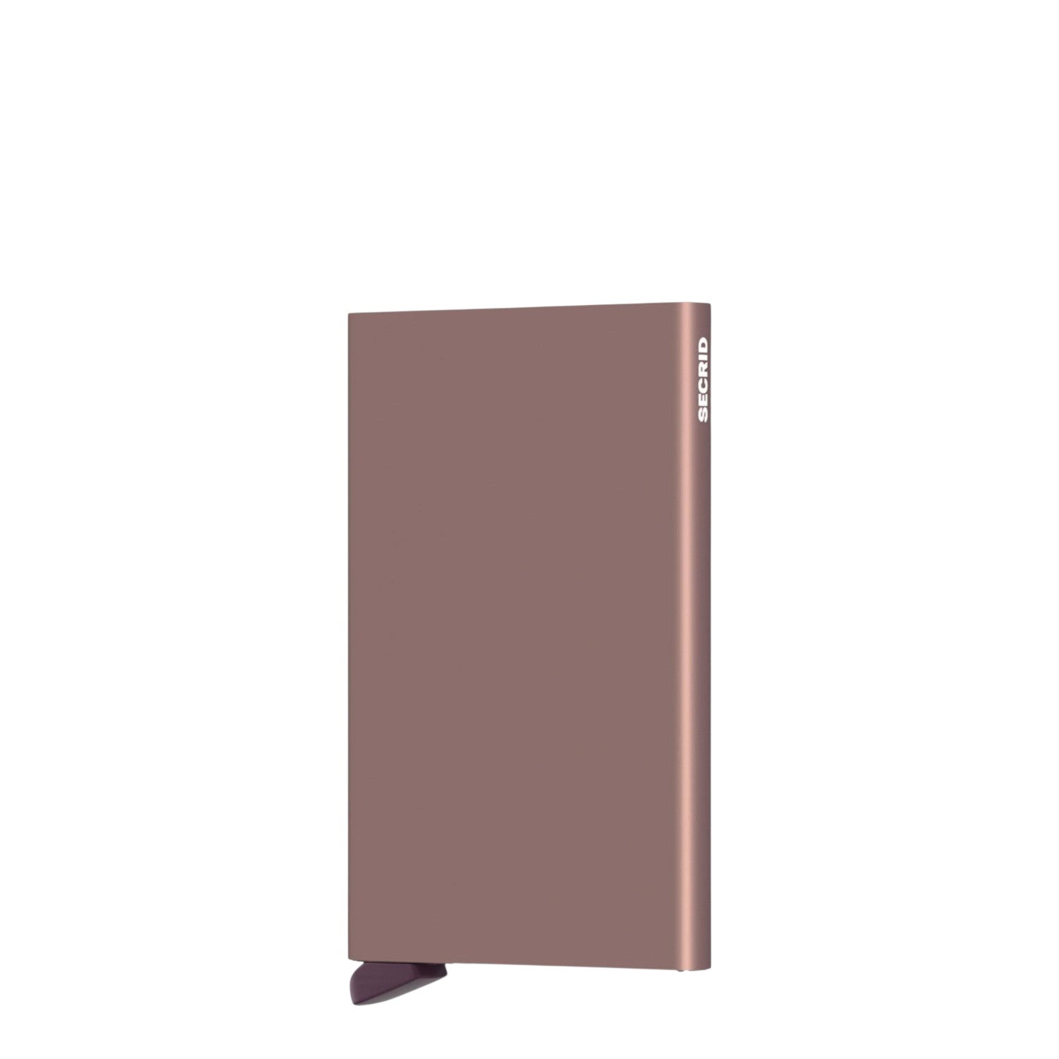 Lieblingstasche Secrid Cardprotector in metallic rose gold, a slim aluminium RFID-blocking card holder case.