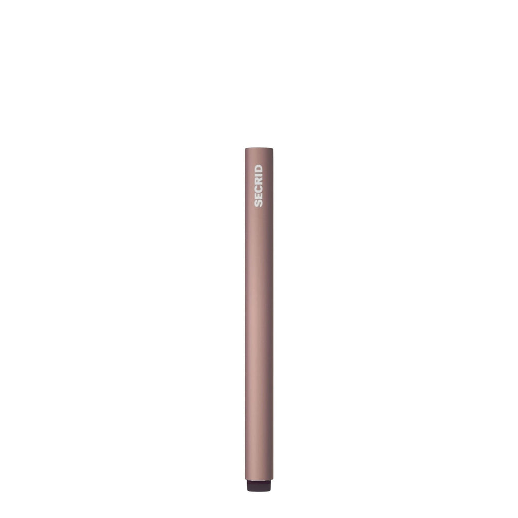 Lieblingstasche Secrid Cardprotector in metallic rose gold, a slim aluminium RFID-blocking card holder case.