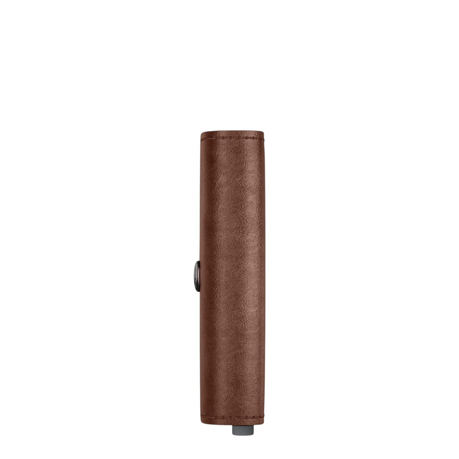 Lieblingstasche Secrid Envelope Vintage brown leather wallet with snap button closure, side view