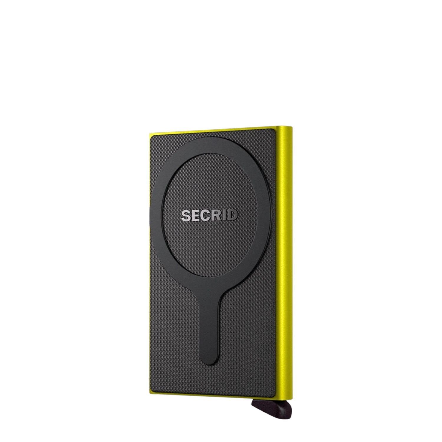 Lieblingstasche Secrid Cardprotector for MagSafe in lime green and black with magnetic attachment for iPhone