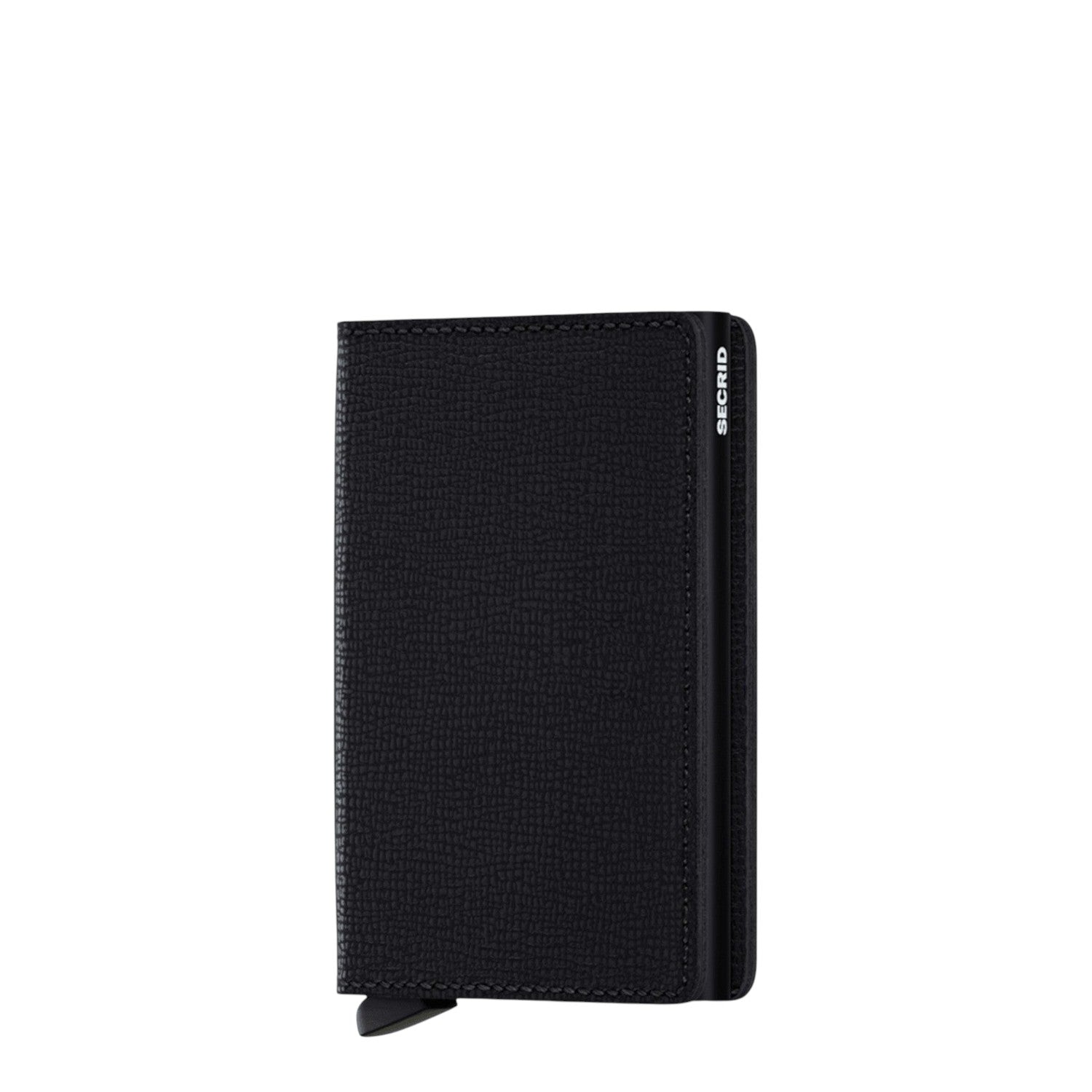 Lieblingstasche Secrid Slimwallet Crisple in black leather with RFID protection and card slide mechanism