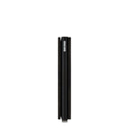 Lieblingstasche Secrid Slimwallet Crisple in black, a slim leather wallet with RFID protection and card mechanism.