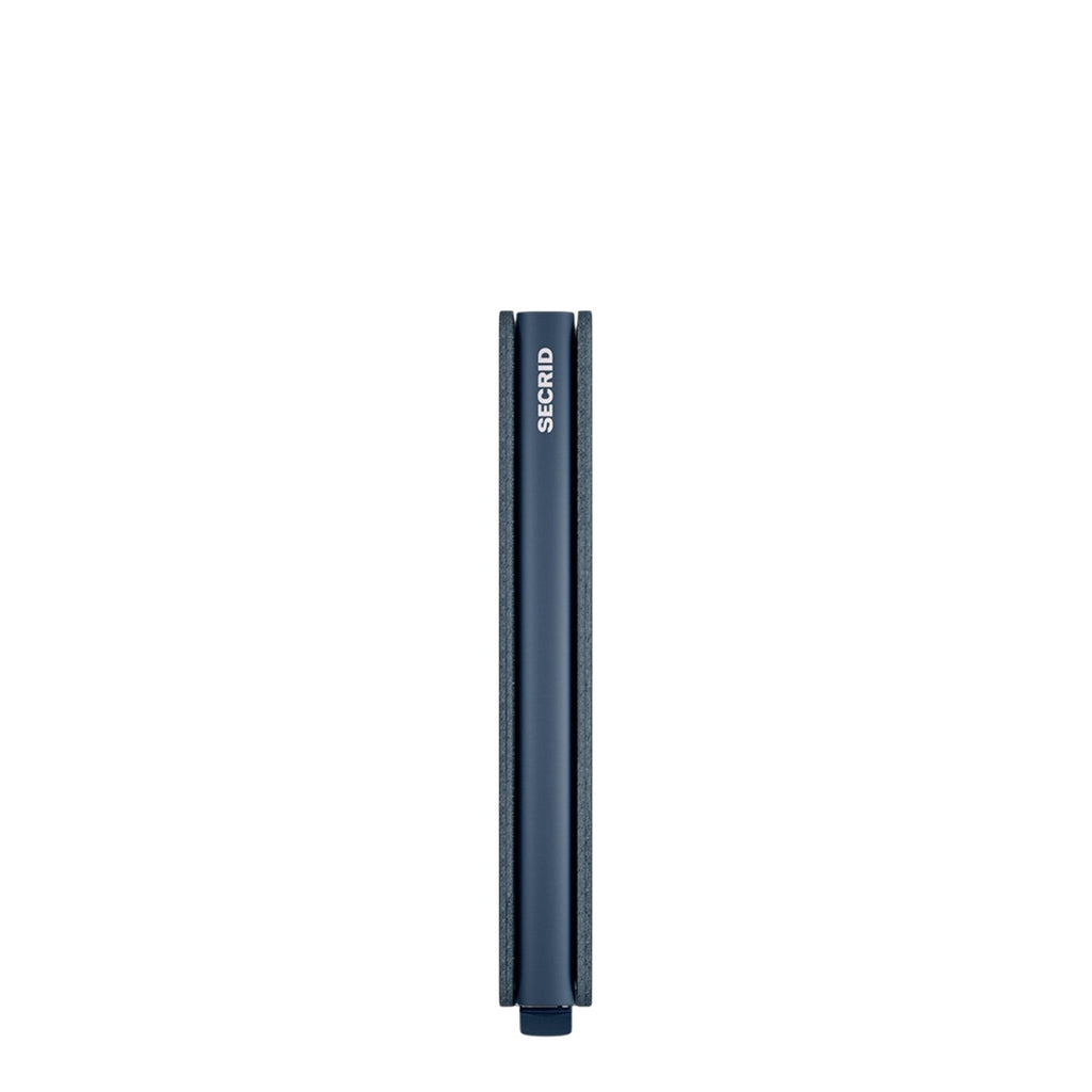 Lieblingstasche Secrid Slimwallet in navy blue with a slim, minimalist design and integrated RFID card protector.
