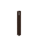 Lieblingstasche Secrid Slimwallet Vintage in dark brown leather with RFID protection, side view