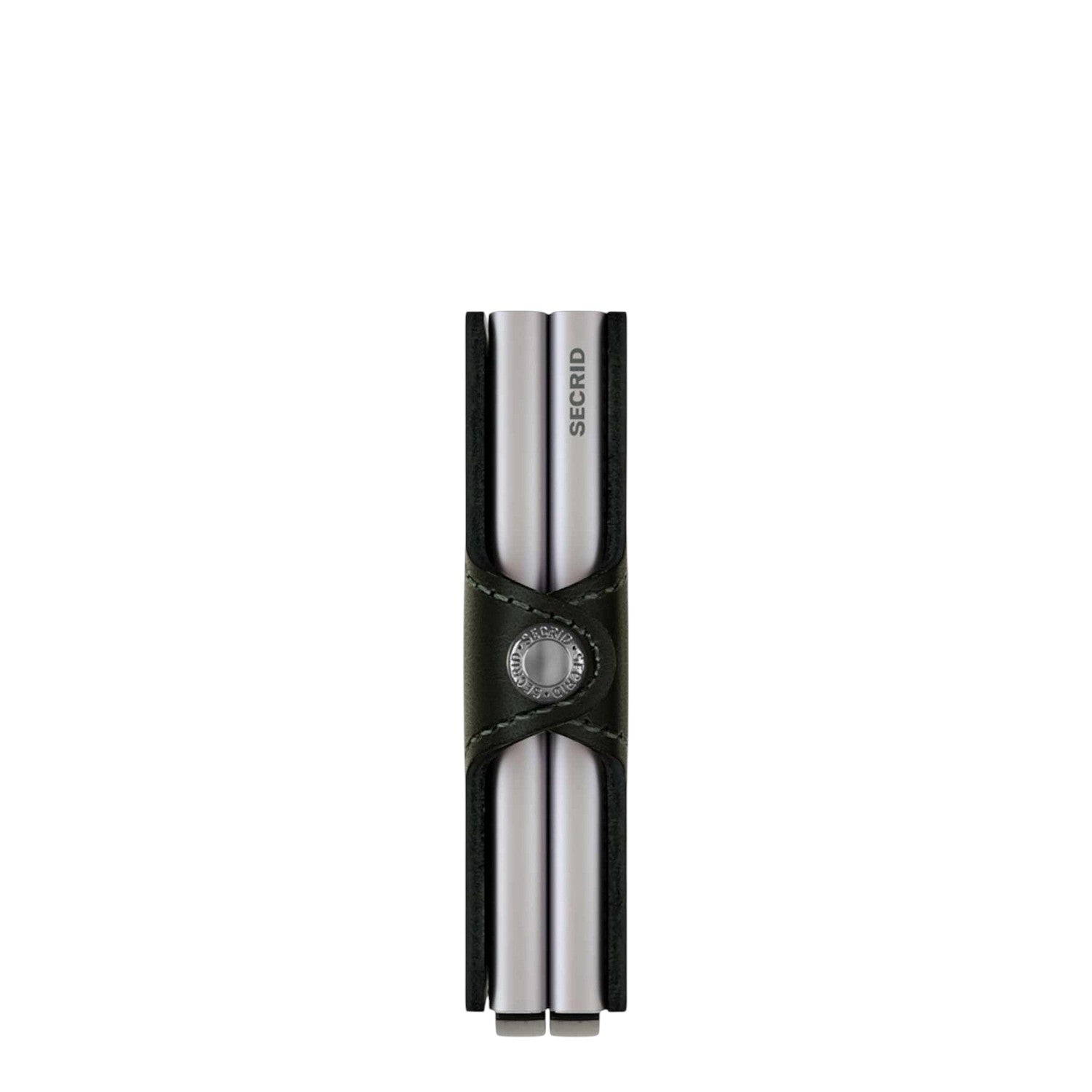 Lieblingstasche Secrid Twinwallet Original in black leather with two silver RFID-protected card holders