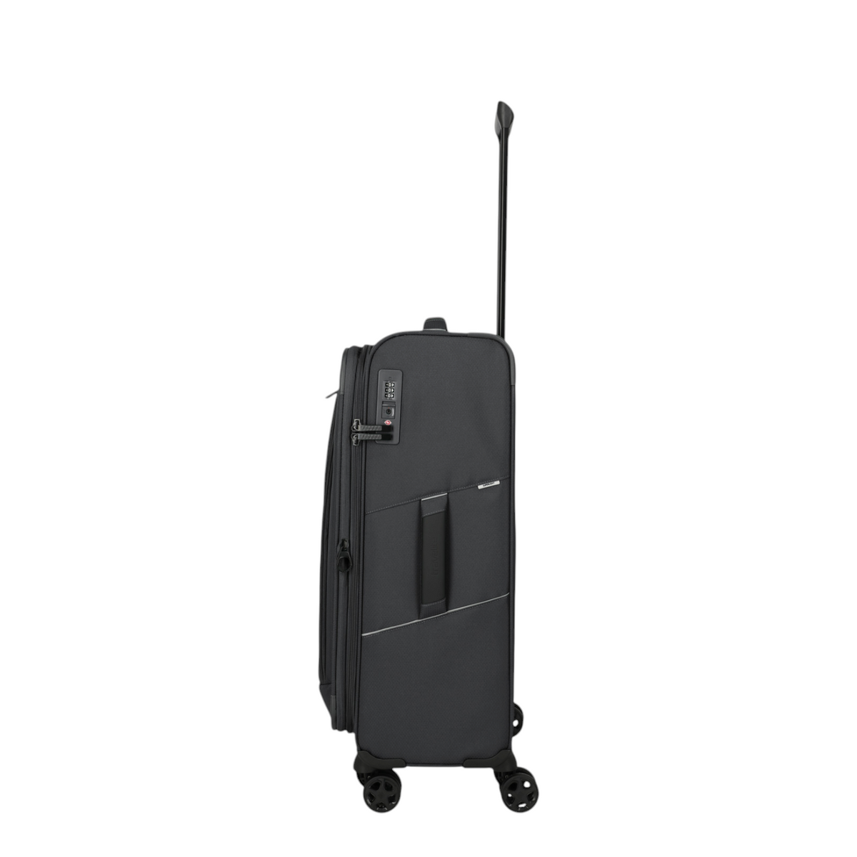Lieblingstasche Skaii medium expandable black 4-wheel trolley suitcase with integrated TSA combination lock