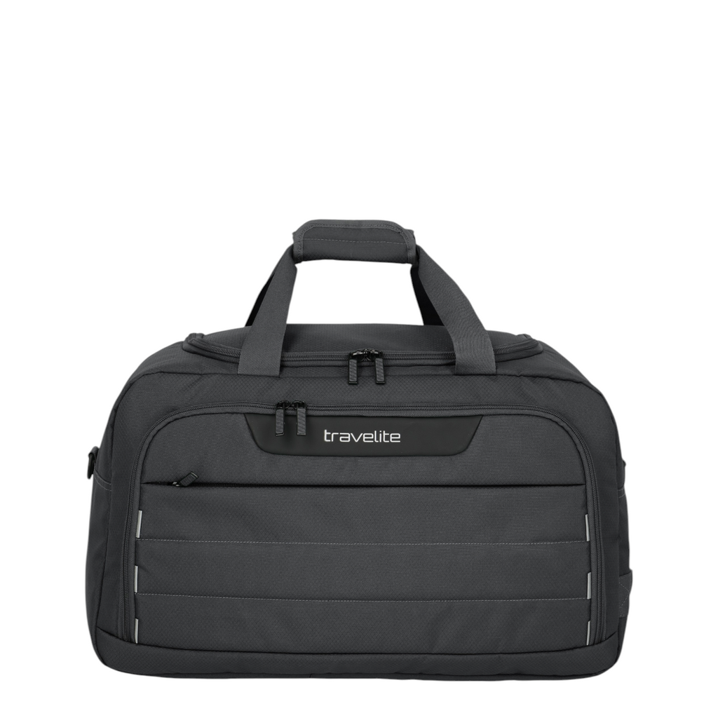 Lieblingstasche Skaii black weekender rucksack with top handles and front zip pocket