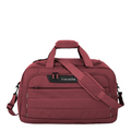 Lieblingstasche Skaii weekender bag in burgundy with top handles, adjustable shoulder strap, and front zip pocket