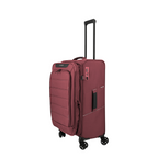 Lieblingstasche Skaii 4-wheel expandable medium trolley suitcase in dark red with integrated TSA combination lock