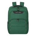 Lieblingstasche Skaii Rucksack M in green with front zip pockets and top carry handle