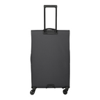 Lieblingstasche Skaii 4-wheel expandable large trolley suitcase in dark grey with an extended telescopic handle