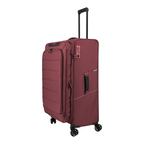 Lieblingstasche Skaii large expandable 4-wheel trolley suitcase in dark red with integrated TSA lock