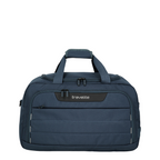 Lieblingstasche Skaii navy blue weekender rucksack with front zip pocket and travelite branding