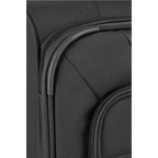 Lieblingstasche Skaii Trolley 4W S black suitcase detail with Superlight branding and durable fabric texture