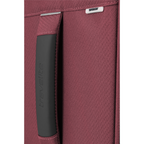 Lieblingstasche Skaii Trolley 4W S in burgundy with a black rubberized handle and Superlight branding detail