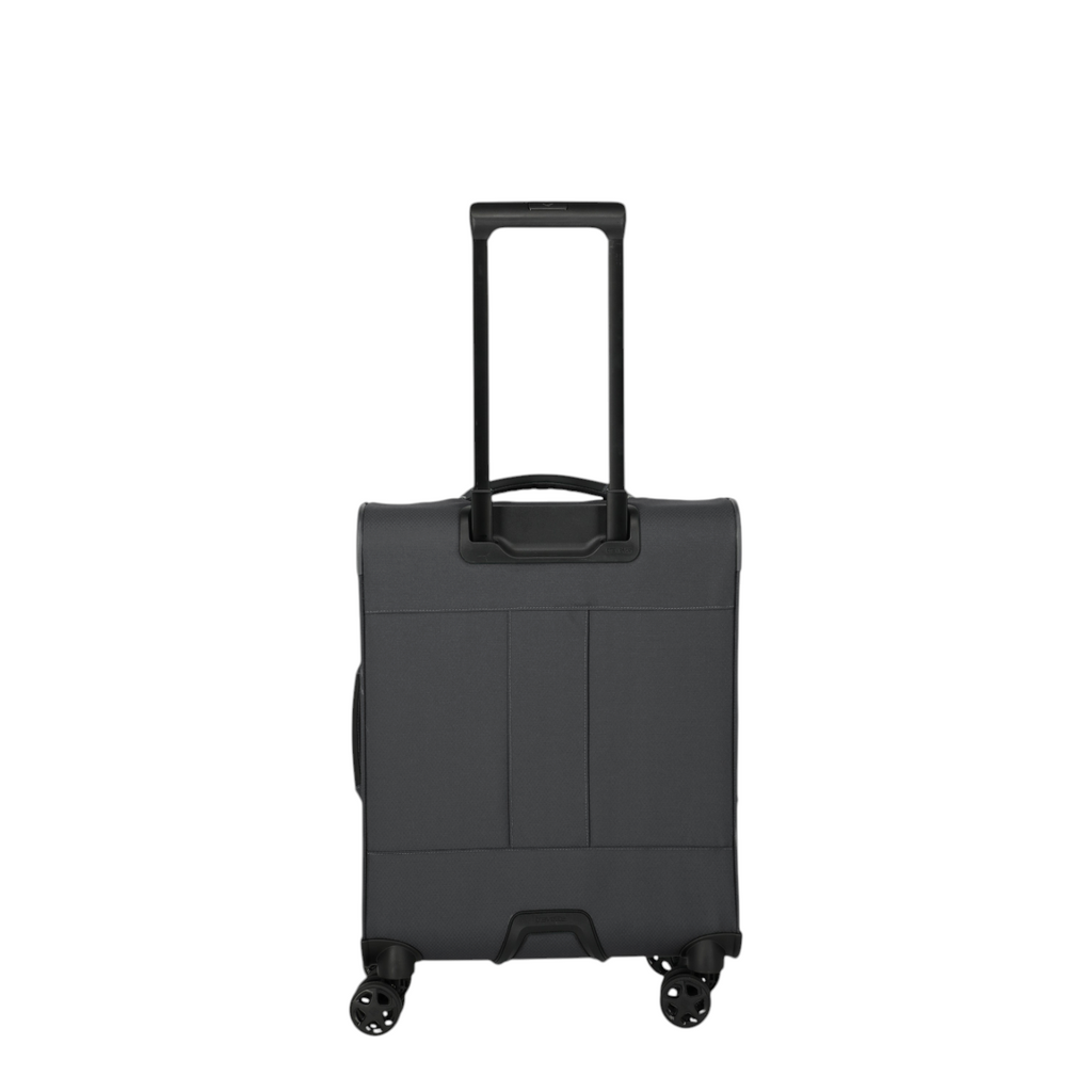 Lieblingstasche Skaii Trolley 4W S in dark grey with a telescopic handle and four smooth-rolling wheels