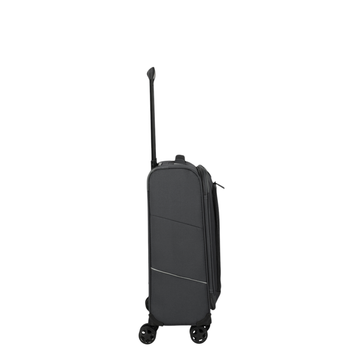 Lieblingstasche Skaii Trolley 4W S in dark grey, a compact carry-on suitcase with four wheels and telescopic handle.