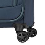 Lieblingstasche Skaii trolley suitcase in dark blue fabric with durable 360-degree spinner wheels